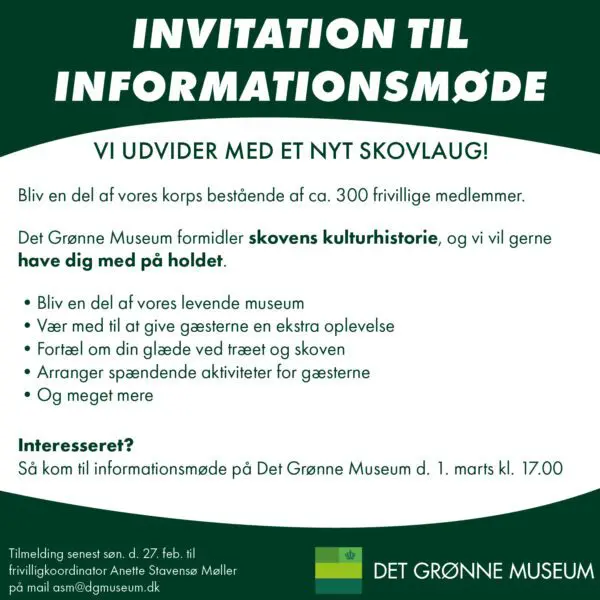 Invitation til nyt skovlaug.