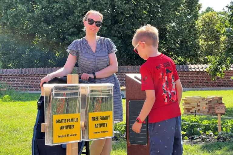 Lotte and the family enjoyed the weather and the fun activities