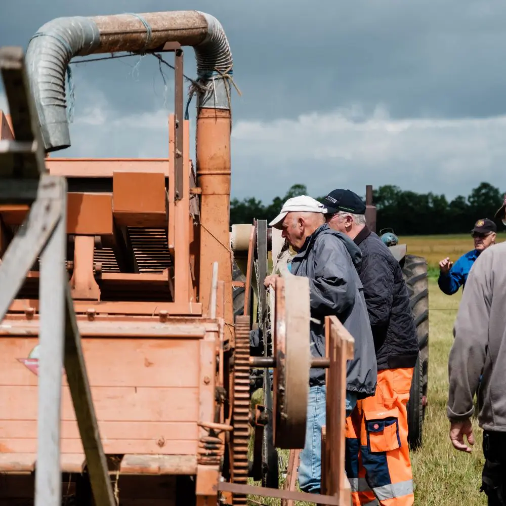 Working in the field