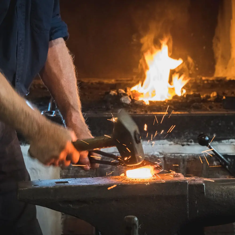 Forging is taking place