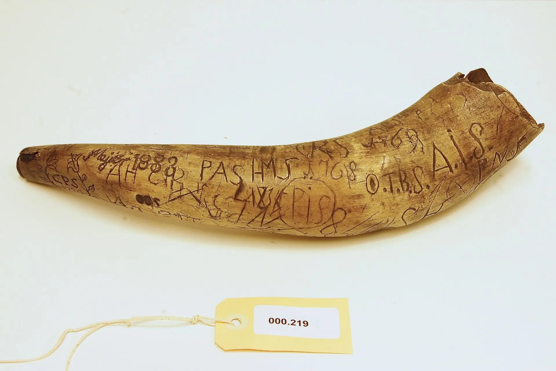 City horn Town horn from Gladsaxe 1758 - 1867. Object from the Green Museum