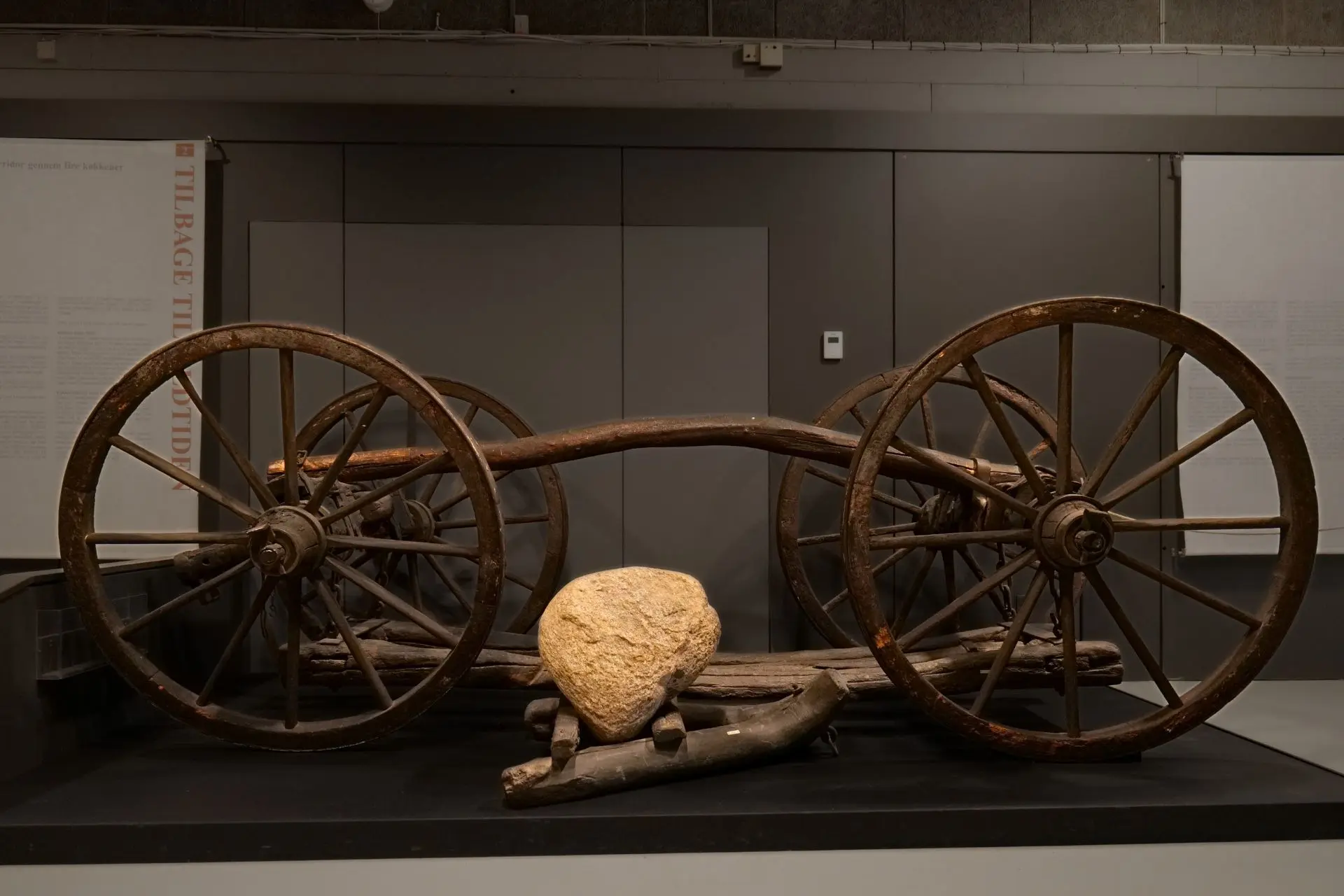 Stone wagon Stone wagon from 19th-century Zealand.