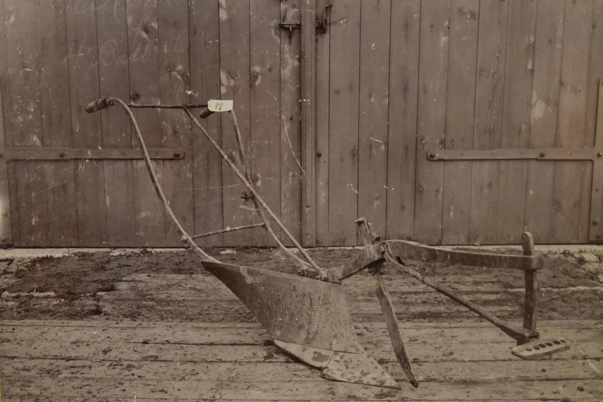 Swing plough from Valby 1986.