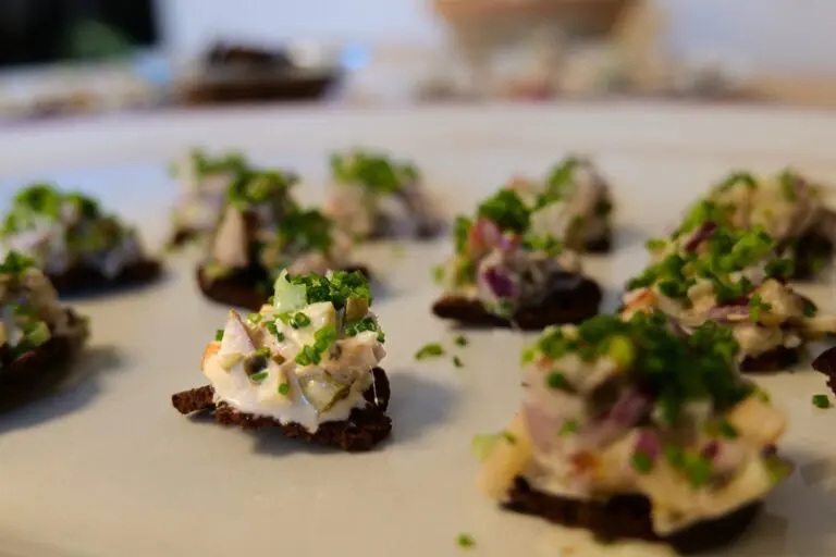 Et billede af en smagsprøve på Fønsesealat