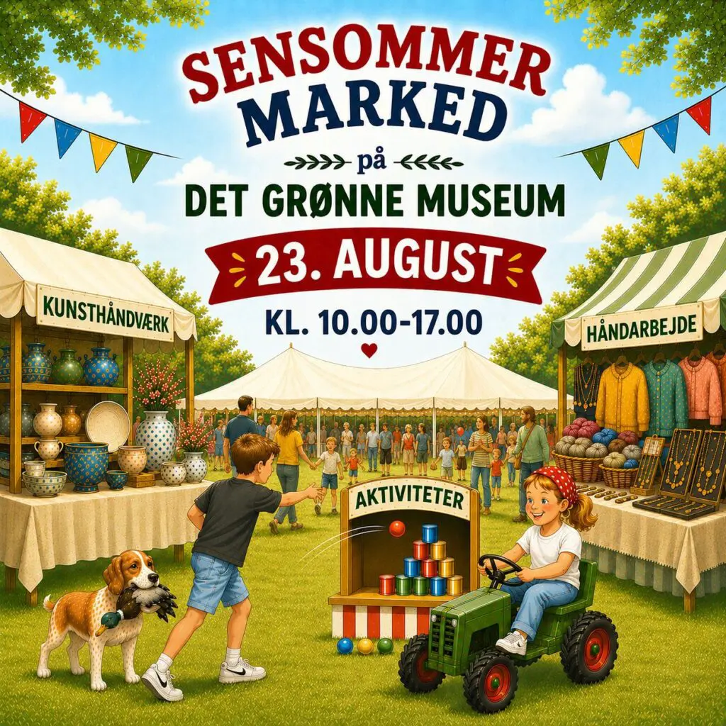 Reklame for museets sensommermarked