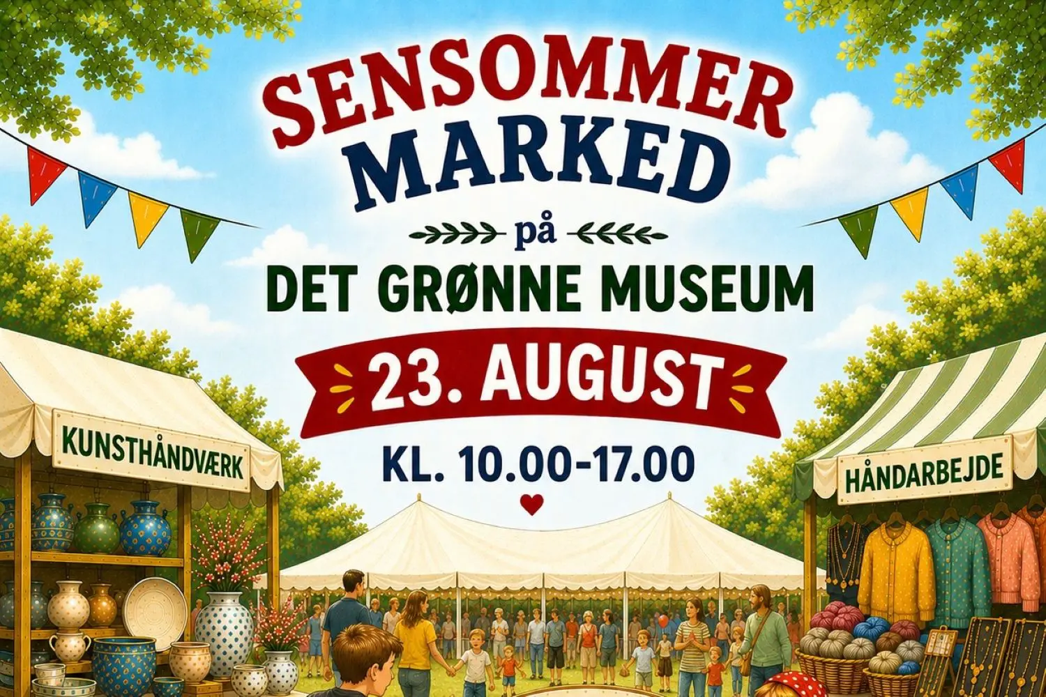 Reklame for sensommermarked